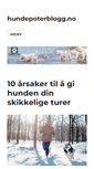Mobile Screenshot of hundepoterblogg.no